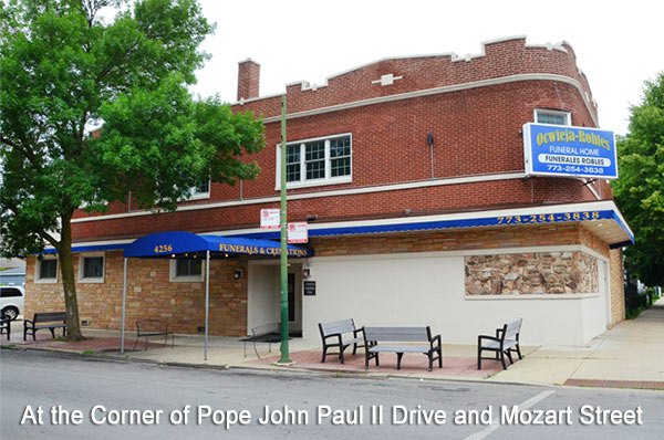 Ocwieja-Robles Funeral home, Chicargo, IL